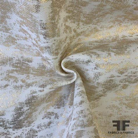 metallic gold neoprene fabric|Italian Metallic Gold Foil Printed Neoprene .